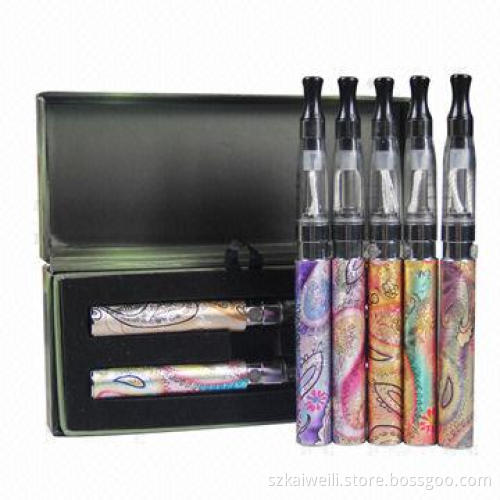 2013 Electronic Cigarette Starter Kits with CE-4 Atomizer and Decorative Pattern